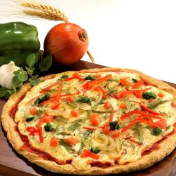 Low calorie Vegetarian Pizza